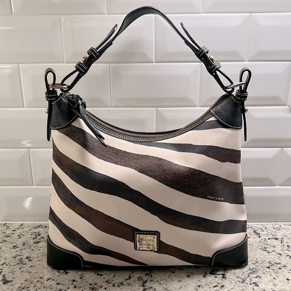 Dooney & Bourke Handbags - Dooney & Bourke Zebra Shoulder Bag EUC